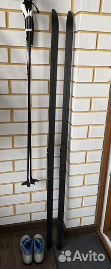 Лыжи беговые детские 170 с ботинками