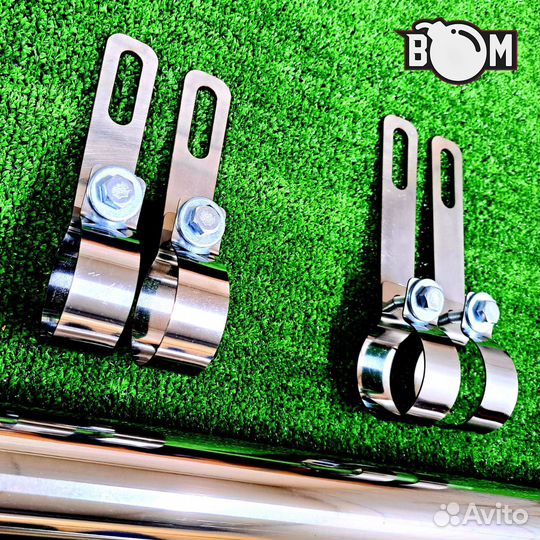 Комплект глушителей нерж. Урал/Днепр Стандарт +