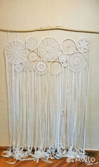 Декор арка бохо аренда макраме ловец снов свадьба