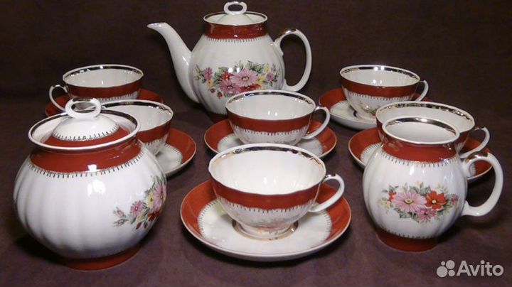 Чайный сервиз дулево новый