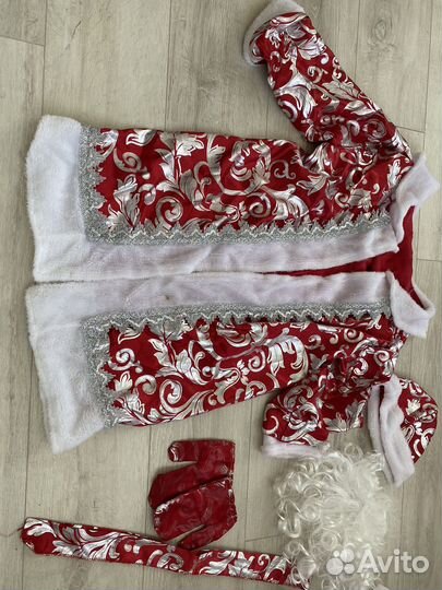 Костюм деда мороза детский