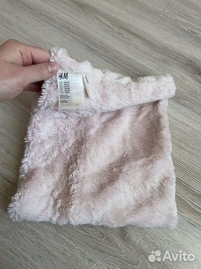 Снуд плюшевый для девочки