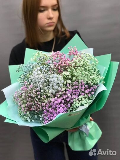 Букет из гипсофилы