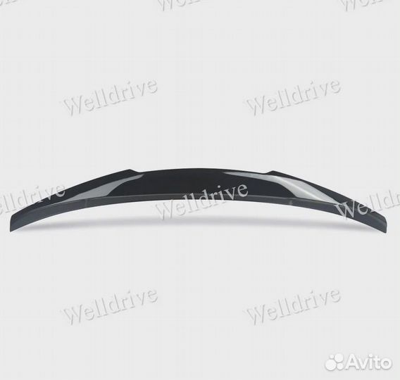 Спойлер на багажник BMW 5 G30 М4 черный глянец