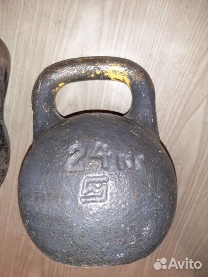 Гиря 24 кг СССР
