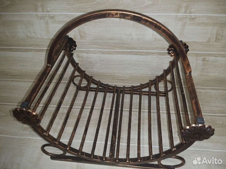 Дровница кованая