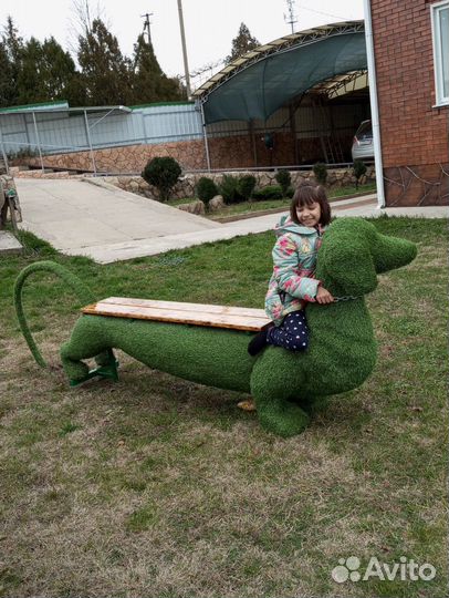 Скамейка садовая топиарий
