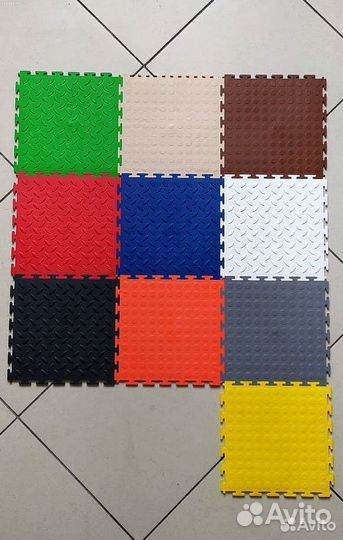 Модульная плитка пвх для пола в гараже
