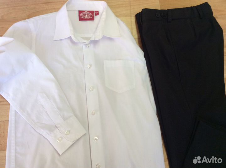 Рубашка и брюки на мальчика 122-128