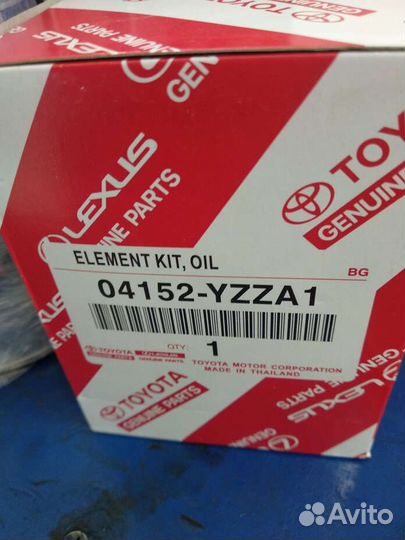 Масляный фильтр toyota