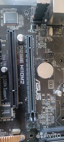 Материнская плата Asus prime H110M2 1151 + память