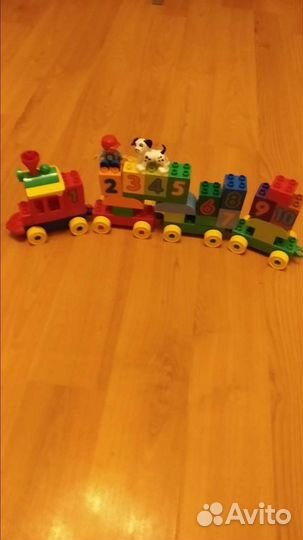 Лего Lego duplo Паровоз, нов