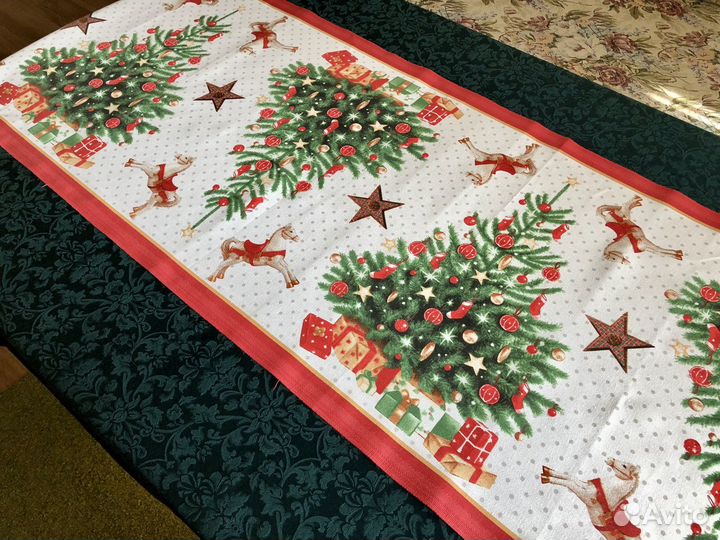 Скатерть и новогодняя дорожка