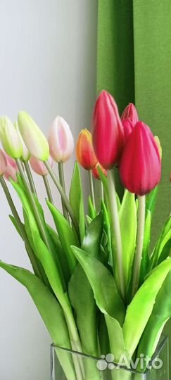 Искусственные цветы Тюльпаны,Лилии