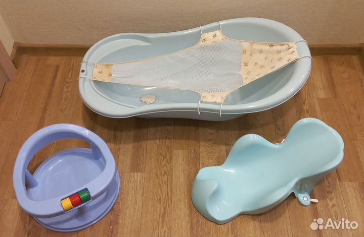 Ванночка, горка, гамак, стульчик, термометр