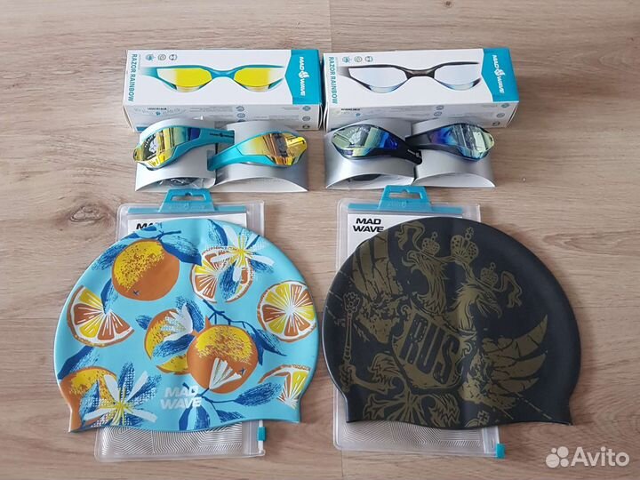Очки Mad wave, TYR и много инвентаря