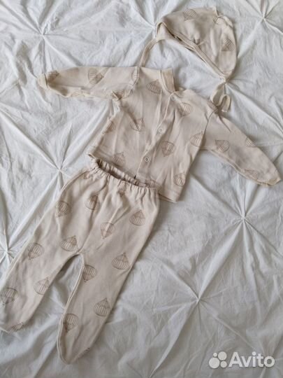 Одежда для новорожденных на мальчика пакетом 62