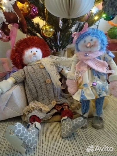 Новогоднее украшение Снеговик