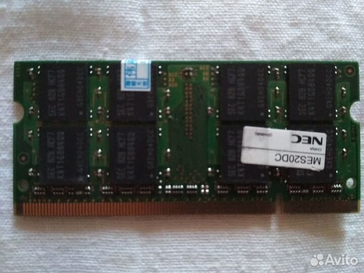 SO-Dimm DDR2 2Gb PC2-5300/PC2-6400 Samsung