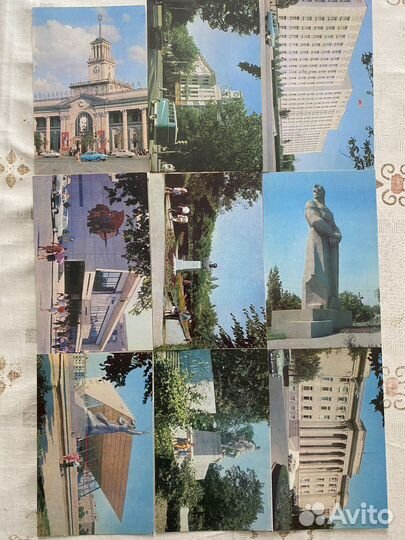 Набор открыток Краснодар, СССР, 1971, винтаж