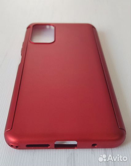 Чехол для Xiaomi poco M3 с защитным стеклом