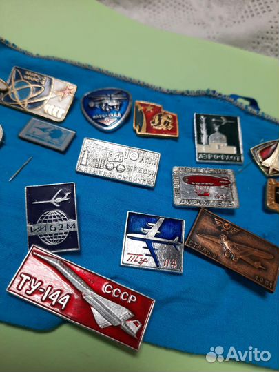 Значки СССР авиа тема