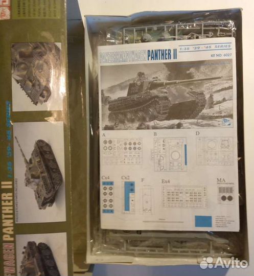 Модель танка пантера ll 1:35