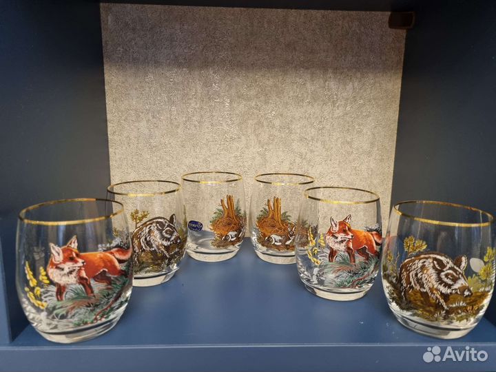 Стаканы Богемия серия Охота для виски