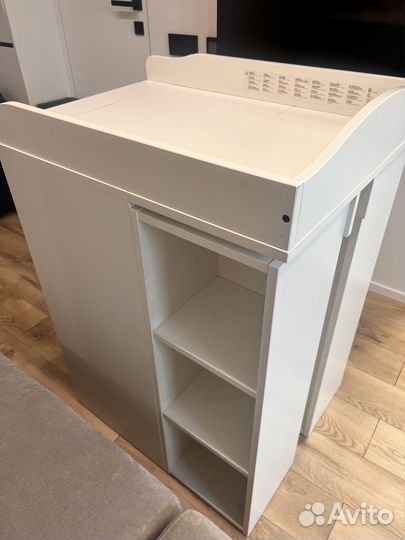 Пеленальный столик икеа смогёра, белый