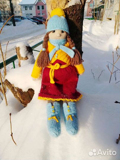 Вязаные изделия/Зимняя Куколка в стиле