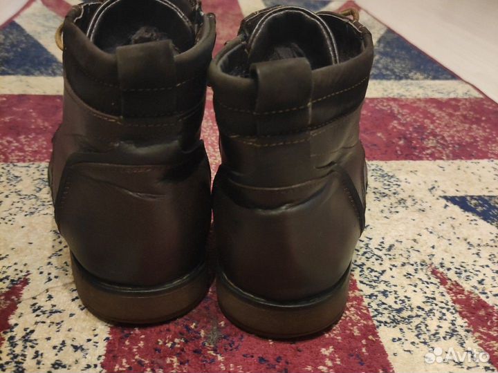 Ботинки зимние кожаные р. 39
