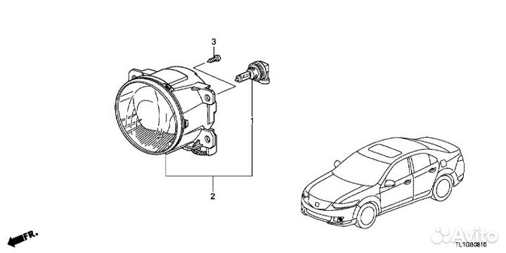 Птф для автомобиля Honda