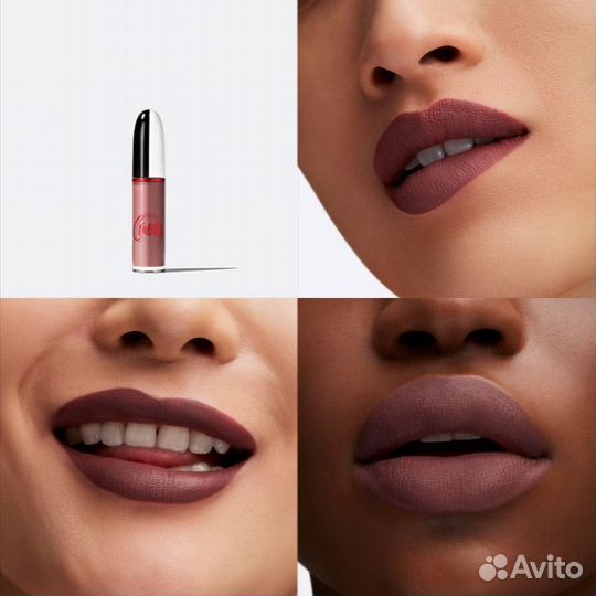 MAC Жидкая нюдовая матовая помада Cruella