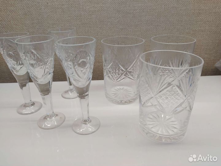 Хрустальные стаканы СССР