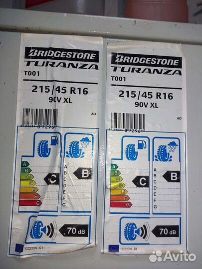 Bridgestone Turanza T001 215/45 R16 90