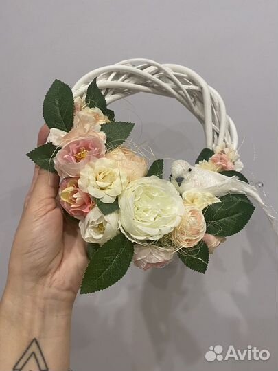 Венок интерьерный на дверь