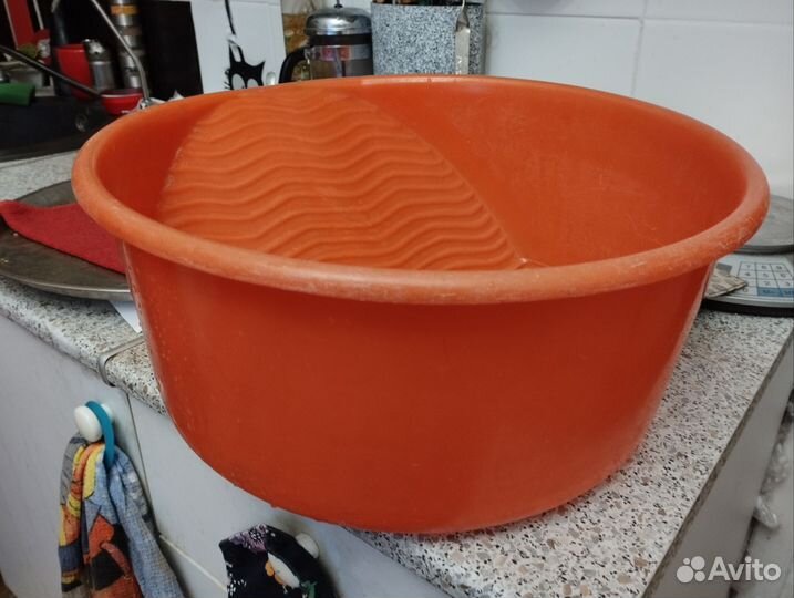 Таз со стиральной доской СССР