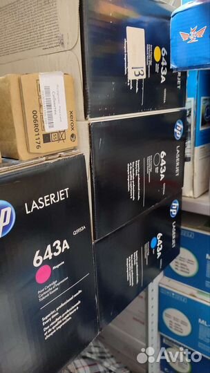 Картриджи HP LJ 643а Q5950, 51, 53A для LJ 4700