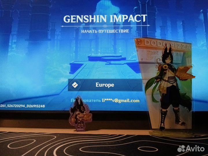 Genshin impact фигурка X колоборация с DoDo