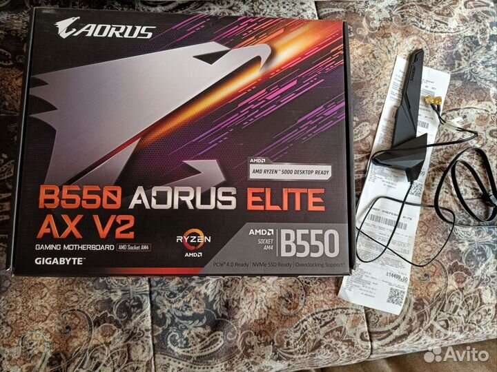 Ryzen 7 5800x3d aorus B550 Elite AX V2