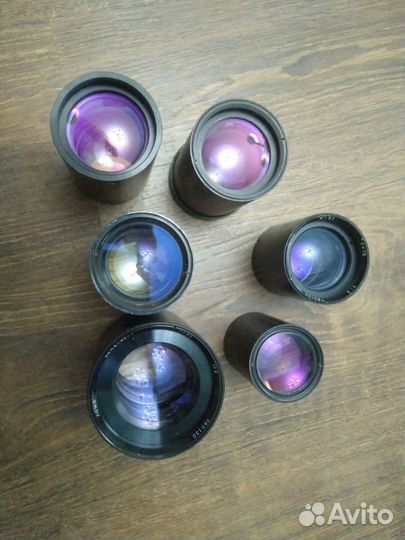 Кинопроекционные Объективы ломо разные