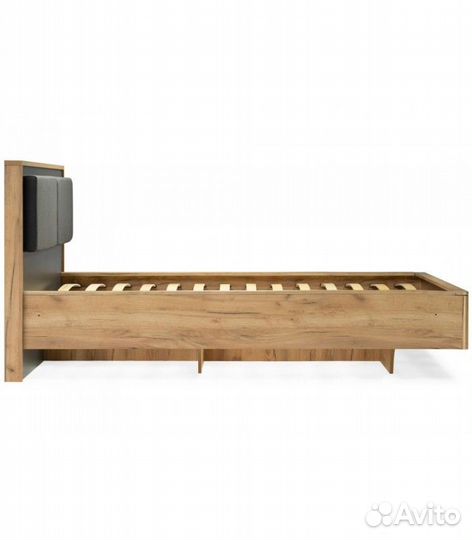 Двуспальная кровать Клауд 160х200 парящая дуб краф