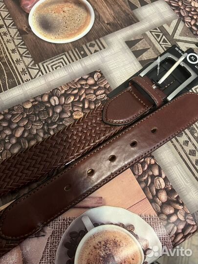 Кожаные ремни L -XL