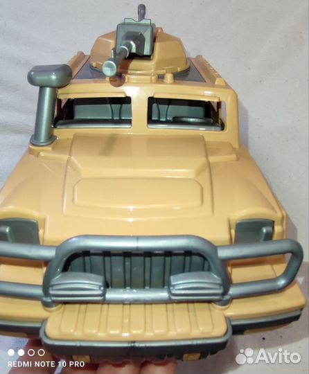Машинка Полесье Пикап военный с 2-мя пулеметами
