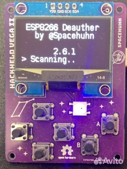 Esp 8266 hackheld vega 2 глушилка wifi портативная