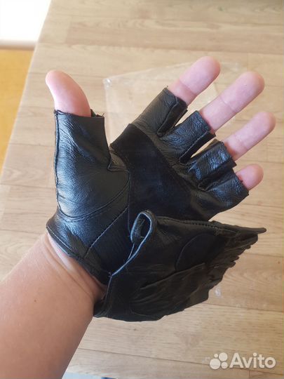 Перчатки тактические кожаные