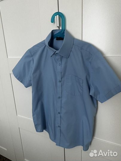 Рубашки школьные пакетом Next и др. рост 140