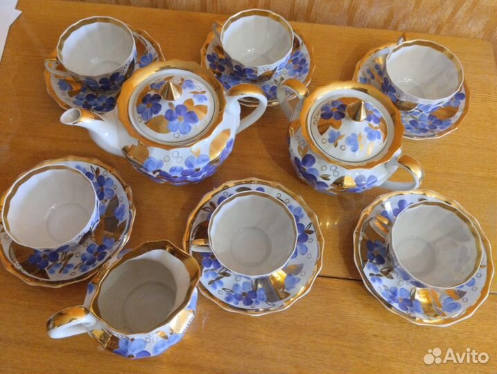 Чайный сервиз вербилки СССР