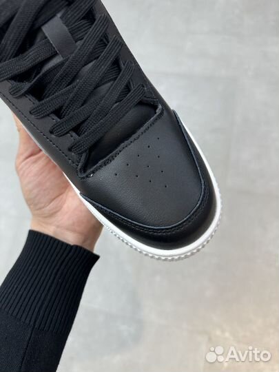 Кеды зимние Puma mid black/white (мех)