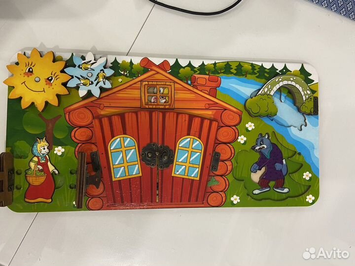 Развивающая доска Нескучные игры Козлята и волк